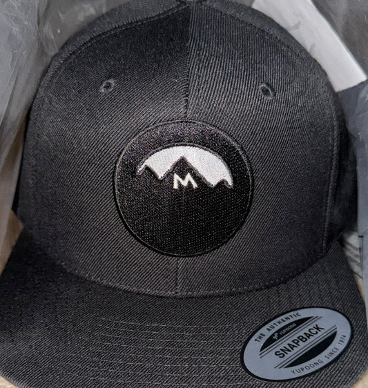 Black M Logo Snapback